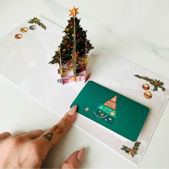 NWT 3D Pop Up Laser Cut Christmas Card Holiday - Picture 7 of 11